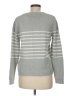 Gap Outlet 100% Cotton Stripes Gray Pullover Sweater Size M - photo 2