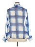 J.Crew 100% Cupro Tie-dye Blue 3/4 Sleeve Blouse Size 24 - photo 2