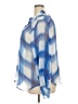 J.Crew 100% Cupro Tie-dye Blue 3/4 Sleeve Blouse Size 24 - photo 5
