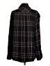 Paige 100% Viscose Plaid Black Long Sleeve Blouse Size S - photo 2