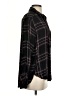 Paige 100% Viscose Plaid Black Long Sleeve Blouse Size S - photo 4