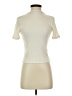 Zara Ivory Short Sleeve Turtleneck Size S - photo 1