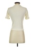 Zara Ivory Short Sleeve Turtleneck Size S - photo 2