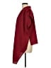 Shein 100% Polyester Burgundy Short Sleeve Blouse Size L - photo 5