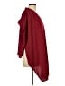 Shein 100% Polyester Burgundy Short Sleeve Blouse Size L - photo 4