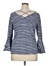 Lane Bryant Blue Long Sleeve Top Size 14 - 16 Plus - photo 2