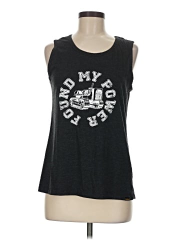 Caterpillar Sleeveless T Shirt - front