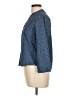 Assorted Brands Polka Dots Blue Long Sleeve Blouse Size L - photo 5