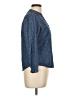 Assorted Brands Polka Dots Blue Long Sleeve Blouse Size L - photo 4