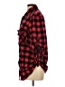 Matchstick Plaid Red 3/4 Sleeve Button-Down Shirt Size L - photo 5