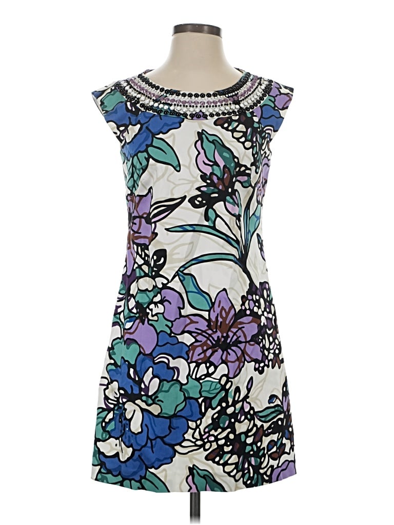 Pre-owned Laundry By Shelli Segal Cocktail Dress In Purple