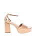 Rouge Tan Heels Size 9 - photo 1