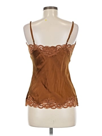 Gold Hawk Sleeveless Silk Top (view 2)