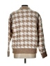 Ann Taylor Houndstooth Tan Pullover Sweater Size L - photo 2
