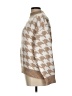 Ann Taylor Houndstooth Tan Pullover Sweater Size L - photo 5