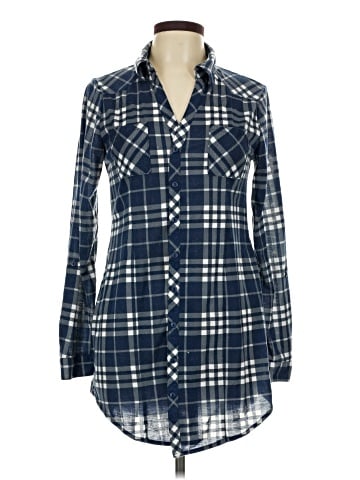 Passport Long Sleeve Button-Down Shirt (view 1)