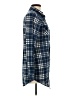 Passport 100% Polyester Blue Long Sleeve Button-Down Shirt Size L - photo 4