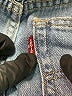 Levi's Blue Denim Shorts Size 24 waist - photo 4