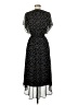 DKNY 100% Polyester Polka Dots Black Cocktail Dress Size 6 - photo 2