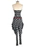 Malini Ramani Chevron-herringbone Black Jumpsuit Size S - photo 2