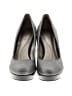 Tahari Gray Silver Heels Size 9 - photo 2