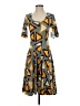 Lularoe Graphic Yellow Casual Dress Size S - photo 1