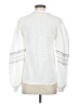 Hale Bob 100% Linen White Long Sleeve Blouse Size XS - photo 2