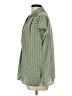Max Studio 100% Polyester Green Short Sleeve Blouse Size L (estimated) - photo 5