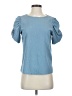 Vince Camuto Blue Short Sleeve Top Size S - photo 1