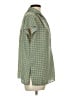 Max Studio 100% Polyester Green Short Sleeve Blouse Size L (estimated) - photo 4
