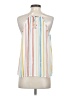 Papermoon 100% Polyester White Sleeveless Blouse Size M (estimated, petite) - photo 2