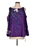 Peter Nygard Purple 3/4 Sleeve Blouse Size 12 - photo 1