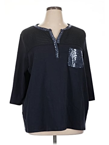 Onque Casuals 3/4 Sleeve Top (view 1)