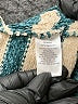 Harlow & Rose 100% Polyester Stripes Teal Pullover Sweater Size M - photo 8