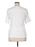 Carolyn Taylor White Short Sleeve Top Size XL - photo 2