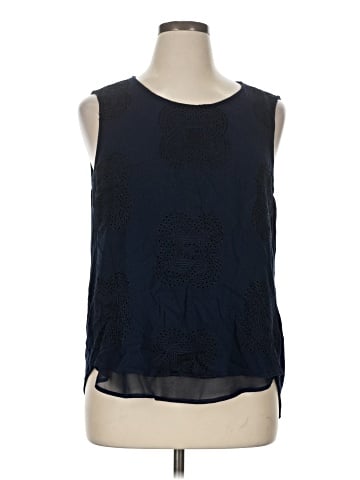 Pale Sky Sleeveless Blouse (view 1)