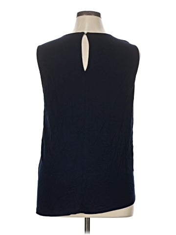 Pale Sky Sleeveless Blouse (view 2)