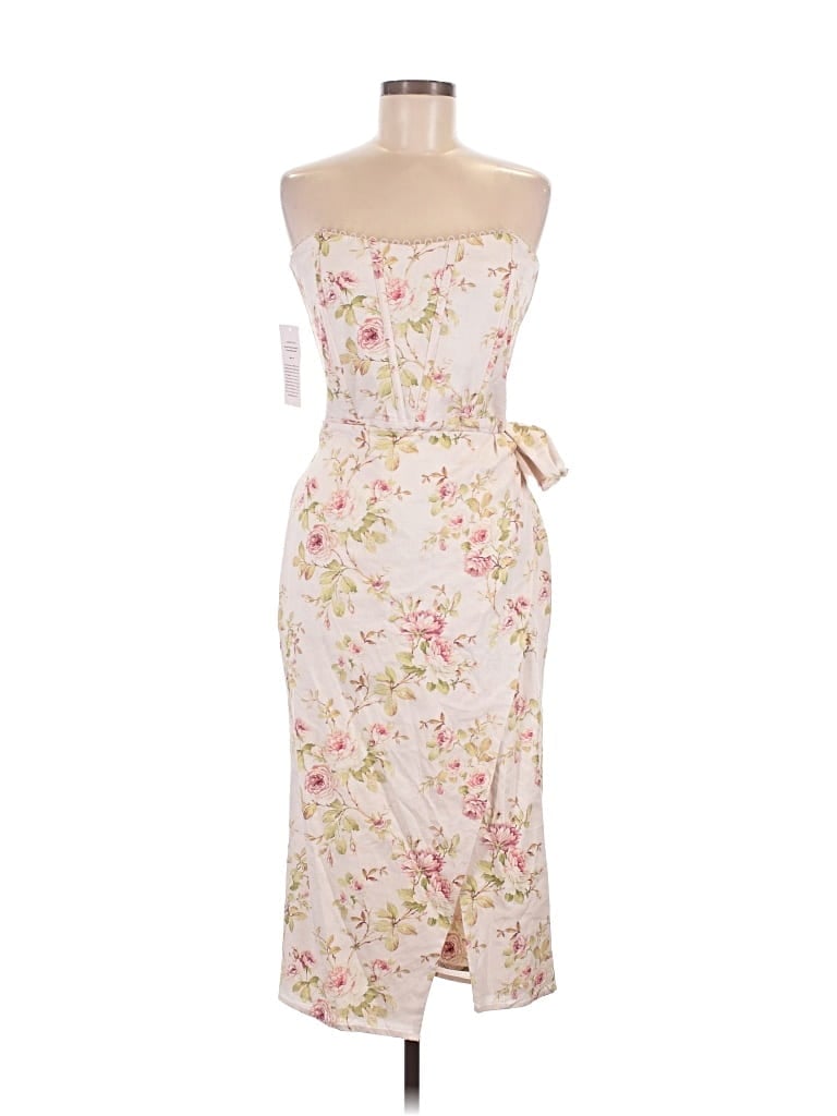 V. Chapman Cocktail Dress In Ivory