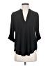 Lush 100% Polyester Black 3/4 Sleeve T-Shirt Size S - photo 1
