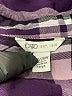 Cato Plaid Purple 3/4 Sleeve Button-Down Shirt Size 28w - photo 7