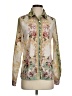 Shein Floral Ivory Long Sleeve Blouse Size 4 - photo 1
