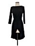 IMAN Solid Black Cocktail Dress Size XS - photo 1