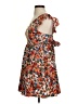 Shein 100% Polyester Paisley Orange Cocktail Dress Size 2 - photo 5