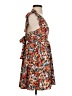 Shein 100% Polyester Paisley Orange Cocktail Dress Size 2 - photo 4