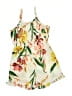 Unbranded Tropical Ivory Dress Size 100 cm / US 3-4 - photo 2