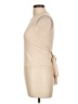 Shein Tan Sleeveless T-Shirt Size L - photo 5