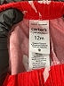 Carter's 100% Cotton Floral Red Shorts 9-12 MO / 12 MO - photo 3