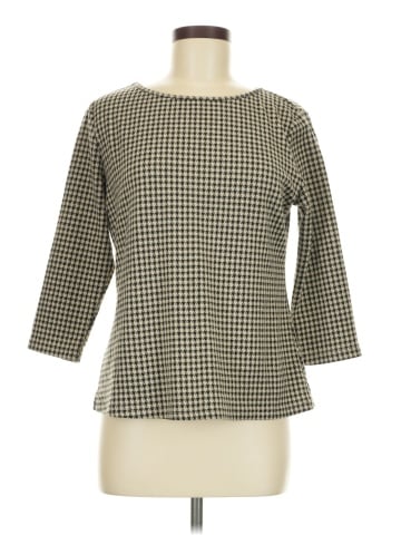 Allegra K 3/4 Sleeve T-Shirt (view 1)
