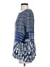 Calessa 100% Rayon Blue 3/4 Sleeve Blouse Size S - photo 5