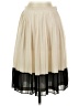 XXI 100% Polyester Solid Ivory Formal Skirt Size XS - photo 1